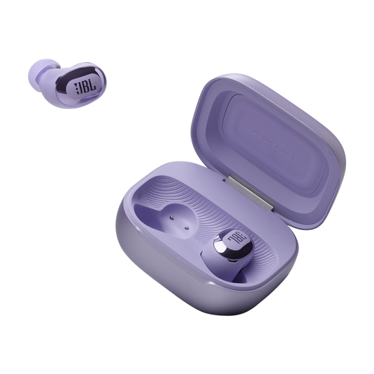 JBL Live Buds 3 - Purple - True wireless Noise Cancelling bud-type earbuds - Detailshot 9 image number null
